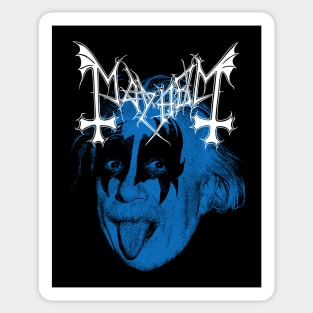 90 Black Metal Mashed Up Sticker